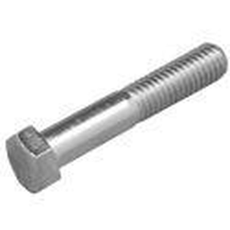 [100 PKG] Hex Head Cap Screws Grade 5 Steel Zinc Plated 3/8-16 X 2-1/2