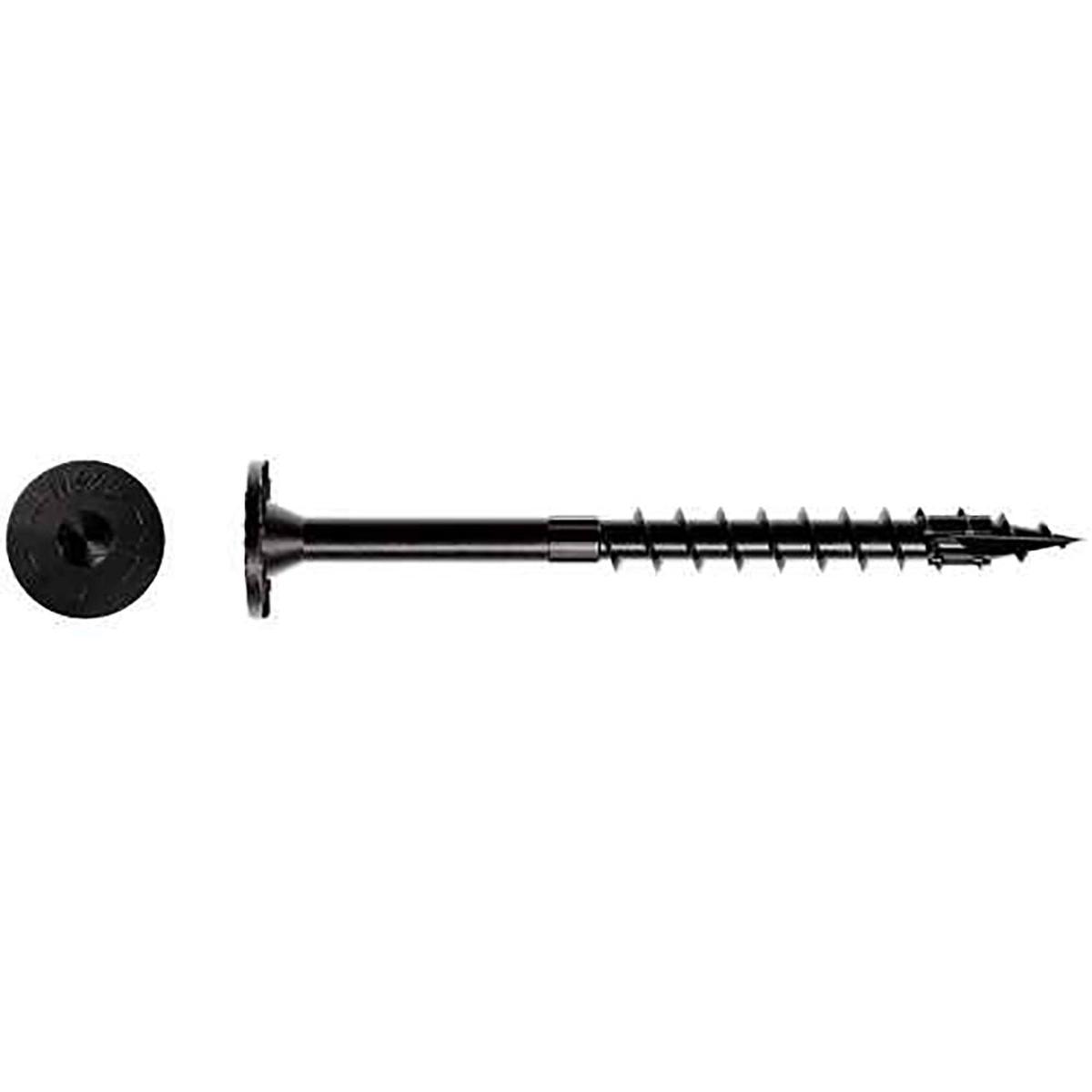 0.22 x 10 Simpson Strong-Drive SDWS TIMBER Screw Double-Barrier Coating (Exterior Screw) - Black Box (50)