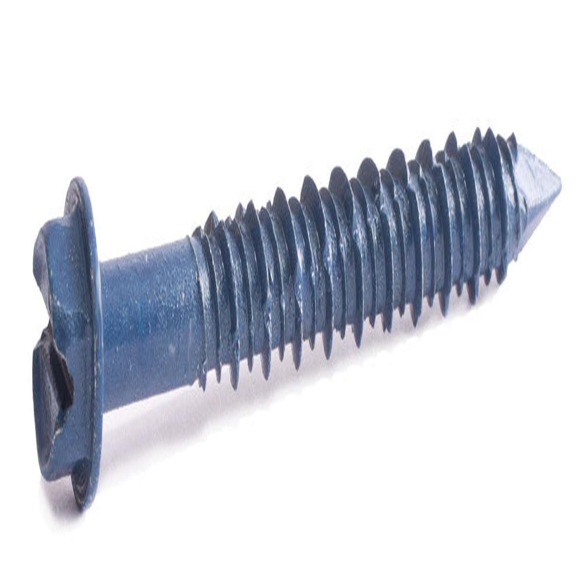 1/4 x 3 3/4 Slotted Hex Concrete Screw Blue