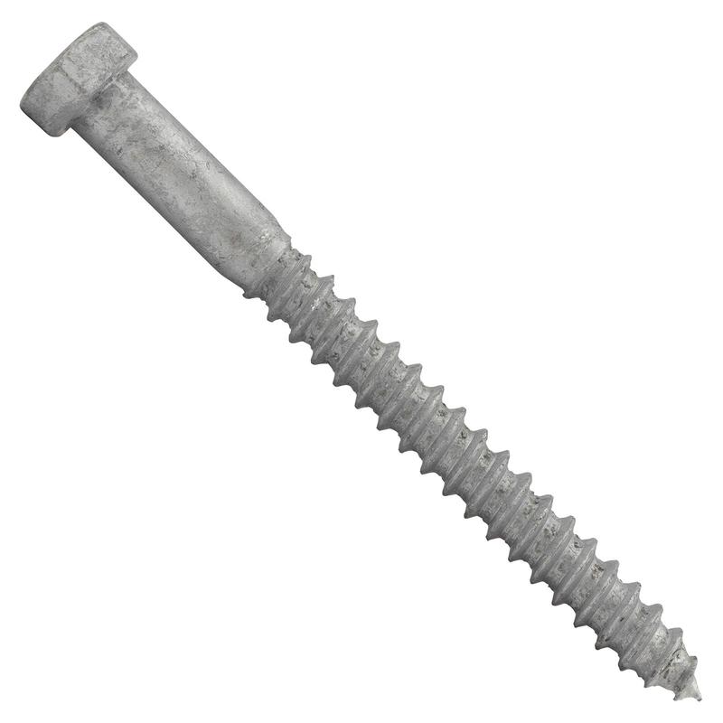 3/8" x 4" Conquest Hex Head Lag Bolt for Wood - Hot Dip Galvanized