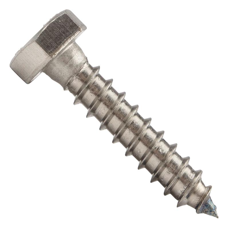 Conquest 1/4" x 1-1/4" Lag Bolt for Wood, Hex Head - 316 Stainless Steel, Qty. 67,500 - Pallet