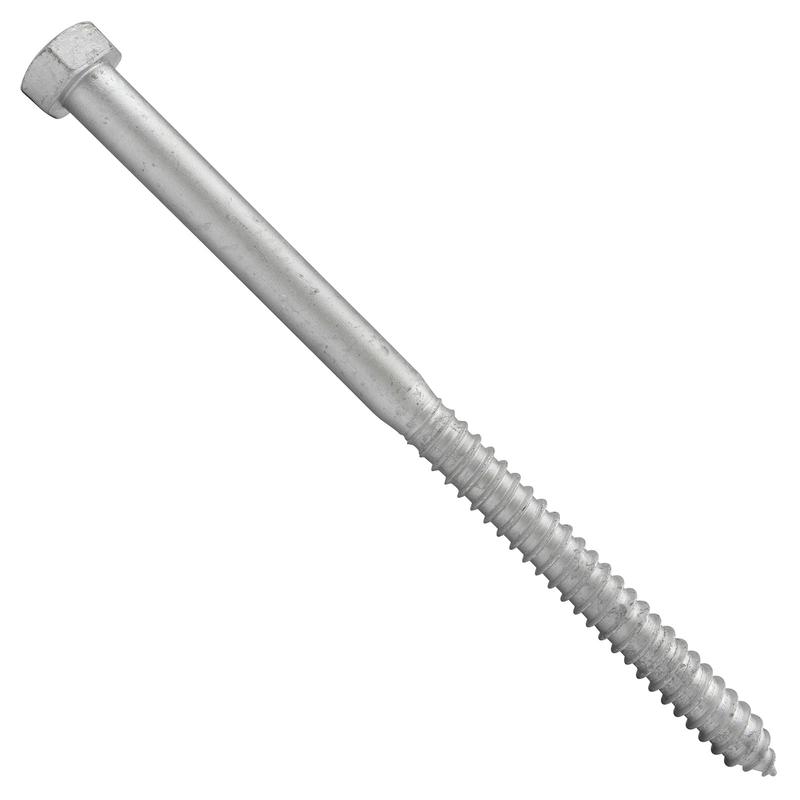 Conquest 3/4" x 12" Lag Bolt for Wood, Hex Head - Hot Dip Galvanized, Qty. 15 - Carton