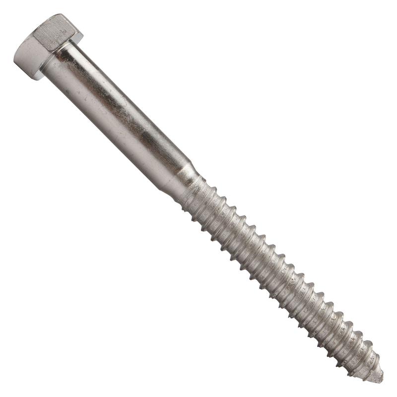 Conquest 5/8" x 6-1/2" Lag Bolt for Wood, Hex Head - 316 Stainless Steel, Qty. 2,250 - Pallet