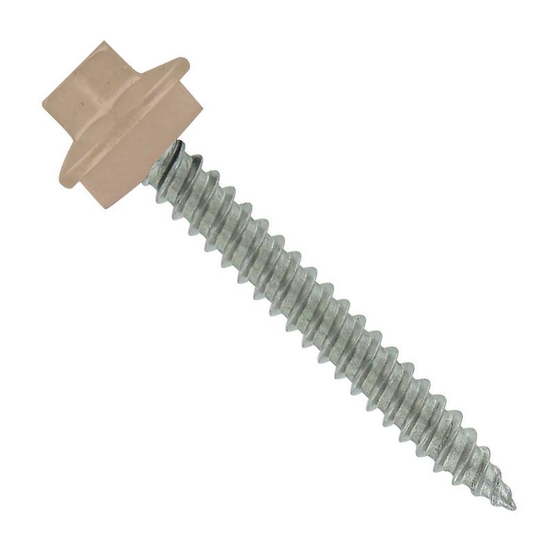 ST Fastening #10 x 1-1/2" SS Woodbinder Metal Roofing Screw - Tan, Qty. 120,000 - Pallet