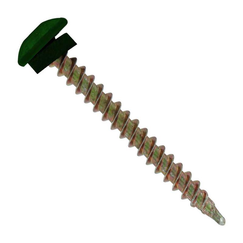 ST Fastening #10 x 2" Eclipse Woodbinder Metal Roofing Screw - Forest Green, Qty. 96,000 - Pallet
