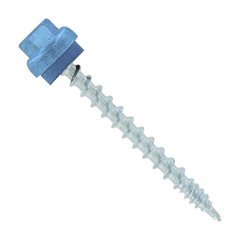 ST Fastening #10 x 2" ZXL Woodbinder Metal Roofing Screw - Hawaiian Blue, Qty. 96,000 - Pallet