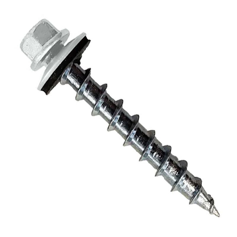 ST Fastening #12 x 1-1/2" Type 17 Woodbinder Metal Roofing Screw For OSB - Bright White, Qty. 2,500 Screws - Carton