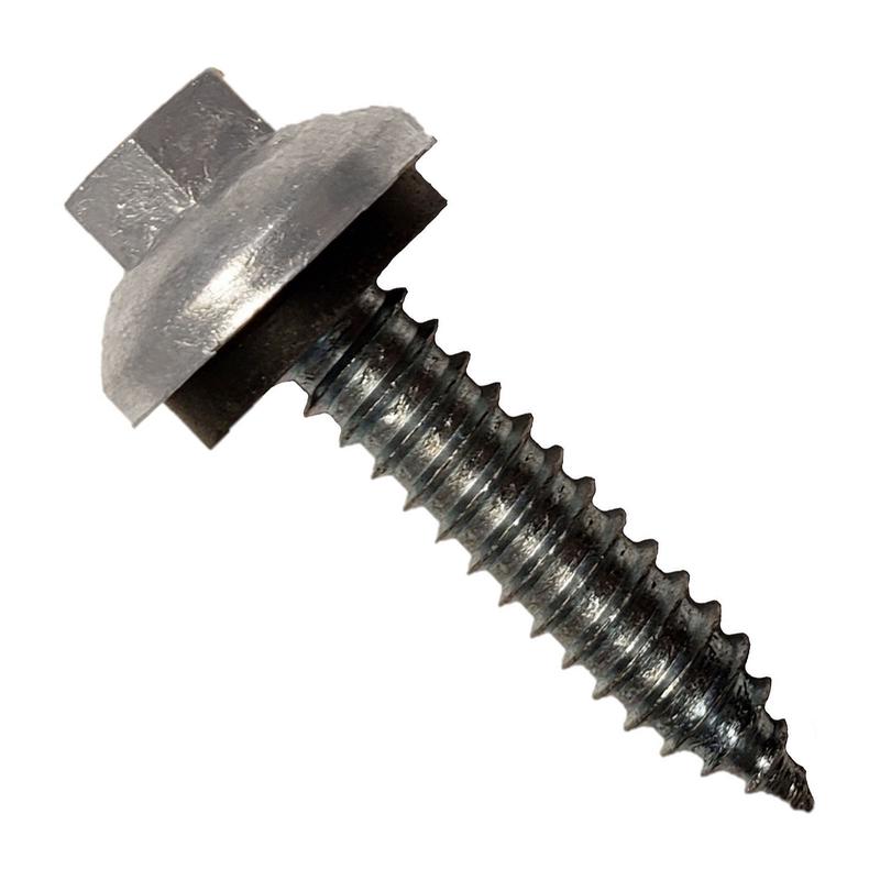 ST Fastening #14 x 1-1/4" Tapping ZXL Steelbinder Metal Roofing Screw - Ash Gray - Qty. 2,000 - Carton