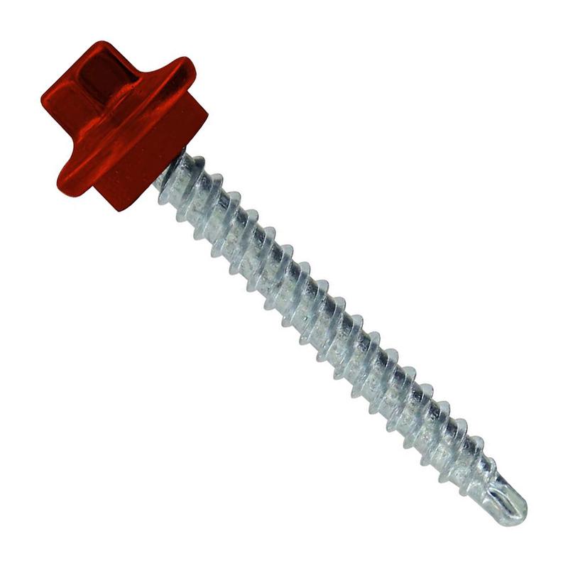 ST Fastening #9 x 1-1/2" ST-XL Woodbinder Metal Roofing Screw - Rustic Red,  Qty. 120,000 - Pallet