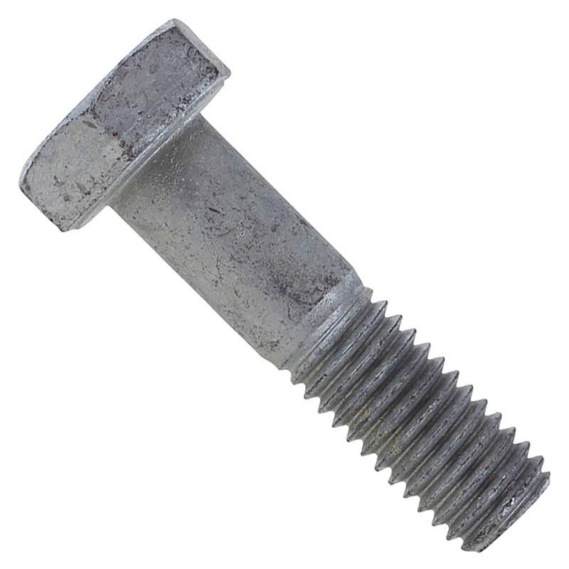 Conquest 1/2" x 2"  A325 Type 1 Heavy Hex Structural Bolt, Hot Dip Galvanized, Qty. 1,300 - Carton