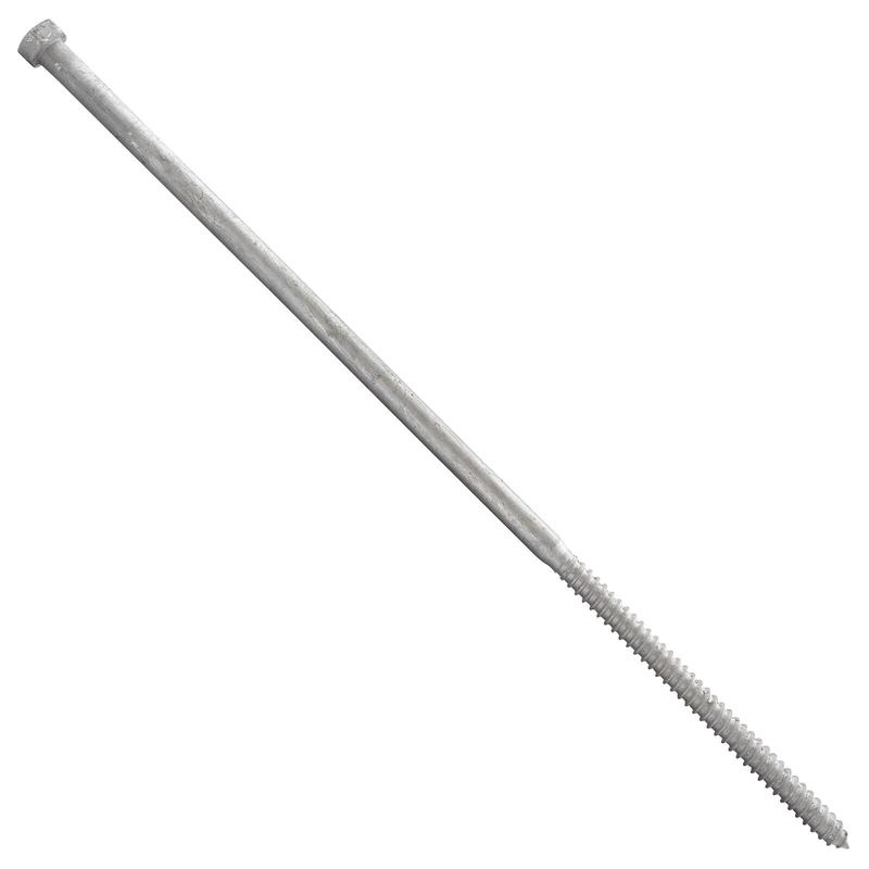 1/2" x 18" Conquest Hex Head Lag Bolt for Wood - Hot Dip Galvanized