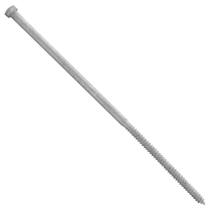 1/2" x 16" Conquest Hex Head Lag Bolt for Wood - Hot Dip Galvanized
