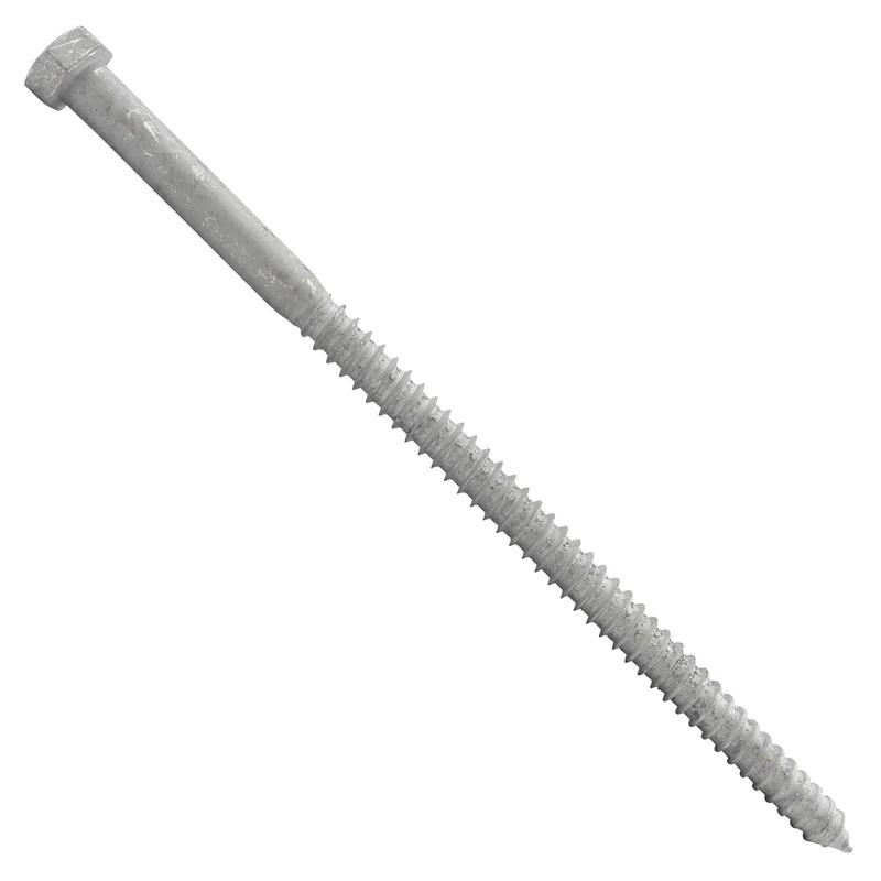 1/2" x 10" Conquest Hex Head Lag Bolt for Wood - Hot Dip Galvanized